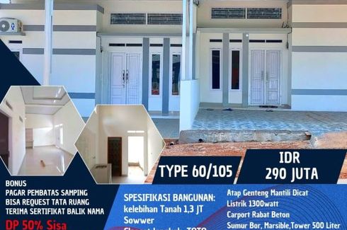 Rumah dijual dengan 2 kamar tidur di Labuhan Ratu Raya, Lampung