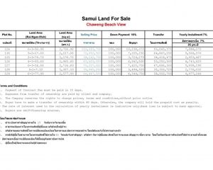 For Sale Land 19,200 sqm in Ko Samui, Surat Thani, Thailand