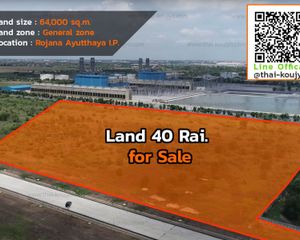 For Sale Land 64,000 sqm in Uthai, Phra Nakhon Si Ayutthaya, Thailand
