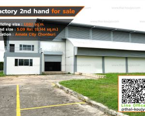 For Sale Warehouse 8,144 sqm in Phan Thong, Chonburi, Thailand