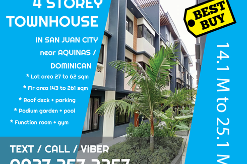 4 Bedroom Townhouse for sale in Kabayanan, Metro Manila