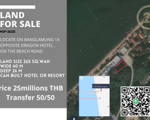For Sale or Rent Land 1,036 sqm in Bang Lamung, Chonburi, Thailand