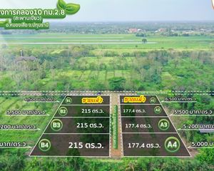 For Sale Land 860 sqm in Nong Suea, Pathum Thani, Thailand