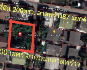 For Sale Land 800 sqm in Wang Thonglang, Bangkok, Thailand