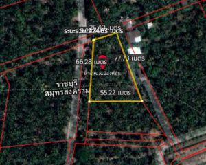 For Sale Land 3,092 sqm in Bang Khonthi, Samut Songkhram, Thailand