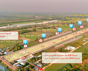 For Sale Land 8,000 sqm in Mueang Pathum Thani, Pathum Thani, Thailand