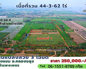 For Sale Land 71,848 sqm in Khlong Khlung, Kamphaeng Phet, Thailand