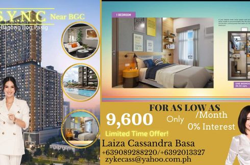 1 Bedroom Condo for sale in Sync Residences, Bagong Ilog, Metro Manila