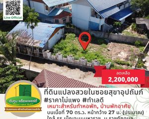 For Sale Land 280 sqm in Mueang Ubon Ratchathani, Ubon Ratchathani, Thailand