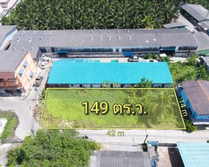 For Sale Land 596 sqm in Damnoen Saduak, Ratchaburi, Thailand