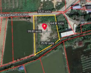 For Sale Land 4,800 sqm in Phra Samut Chedi, Samut Prakan, Thailand