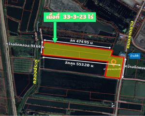 For Sale Land 54,092 sqm in Amphawa, Samut Songkhram, Thailand
