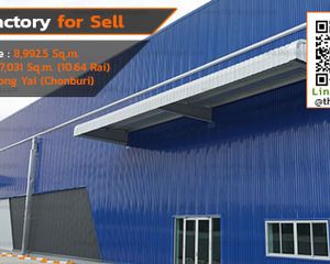 For Sale Warehouse 8,992.5 sqm in Nong Yai, Chonburi, Thailand