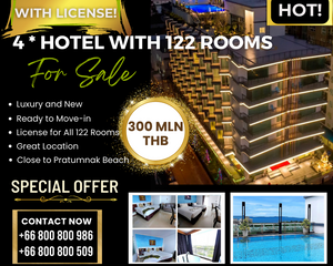 For Sale Hotel 1,392 sqm in Bang Lamung, Chonburi, Thailand