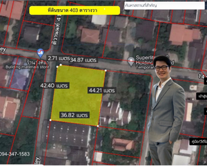 For Sale Land 1,612 sqm in Mueang Nonthaburi, Nonthaburi, Thailand